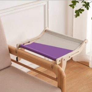Hanging Cat Bed | Wooden Window & Balcony Perch