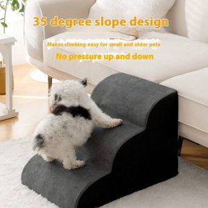 Washable & Removable Pet Bed Steps | Ideal Stairs