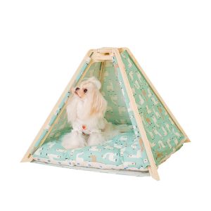 Dog Tent Bed | Removable Pet House with Cushion