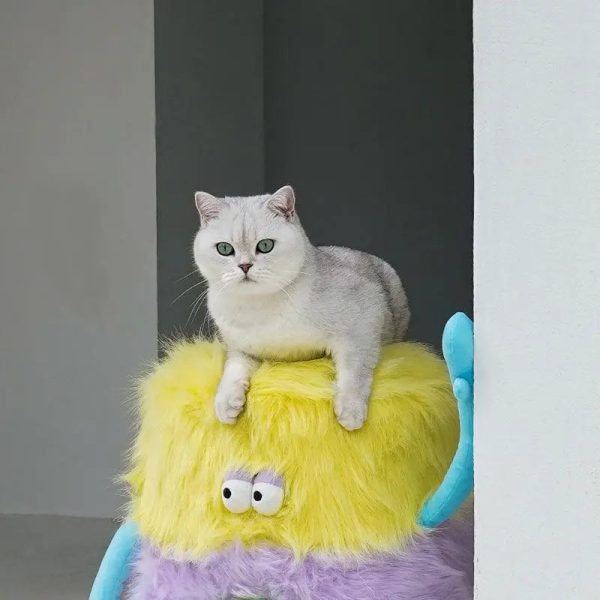 Monster Pet Stool – Stylish and Cozy Cat House Inspired by Cute Monster Designs - Image 2
