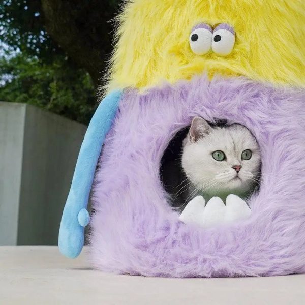 Monster Pet Stool – Stylish and Cozy Cat House Inspired by Cute Monster Designs - Image 3