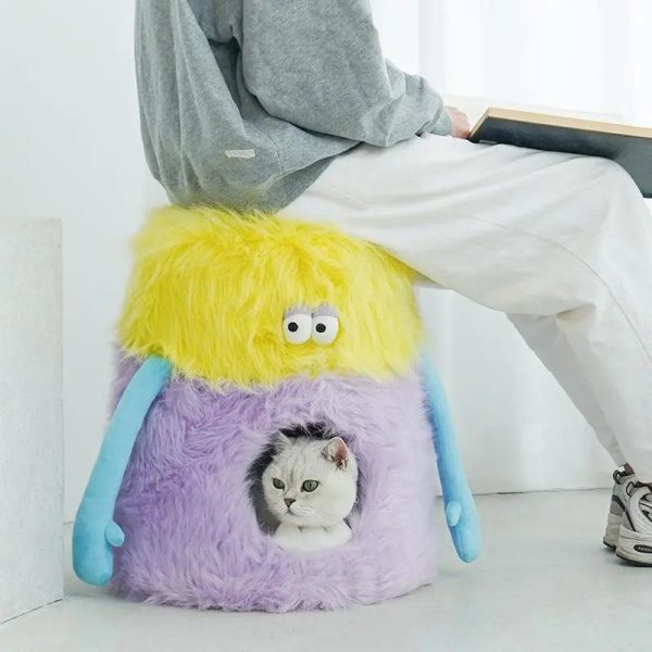 Monster Pet Stool – Stylish and Cozy Cat House Inspired by Cute Monster Designs - Image 4