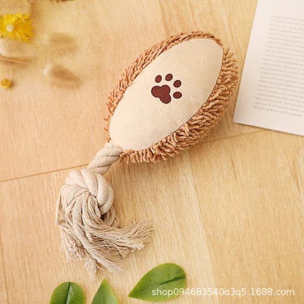 Dog Rope Toy | Pet Cotton Rope Toy with Sound - Image 7