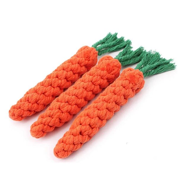 Carrot Dog Rope Toy | Durable Chew Toy - Image 4