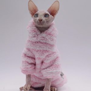 Mink Fleece Cat Cardigan | Warm Winter Jacket