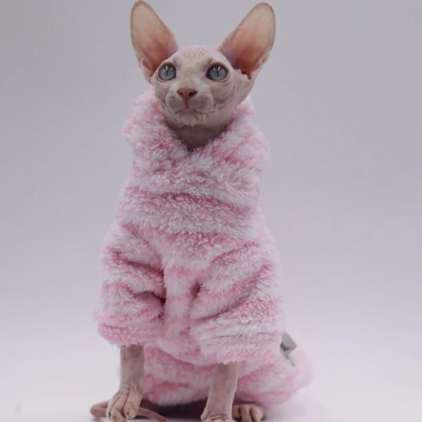 Mink Fleece Cat Cardigan | Warm Winter Jacket - Image 3