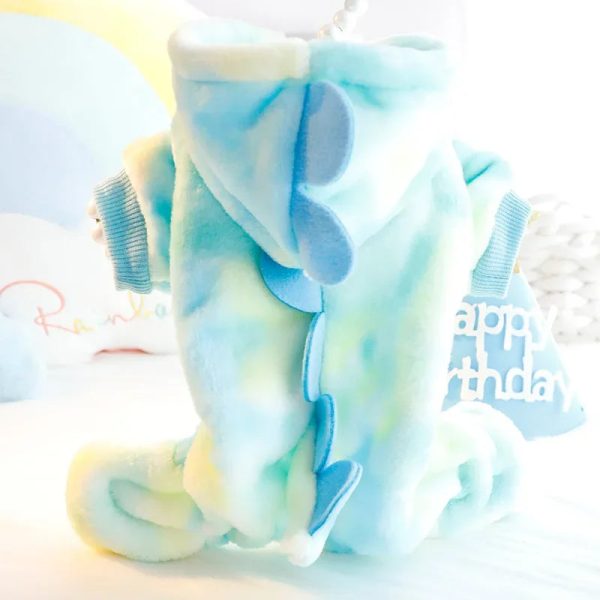 Plush Dinosaur Pet Costume | Winter Jumpsuit - Image 8