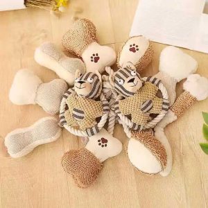 Dog Rope Toy | Pet Cotton Rope Toy with Sound