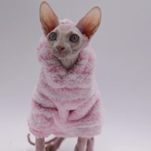 Mink Fleece Cat Cardigan | Warm Winter Jacket