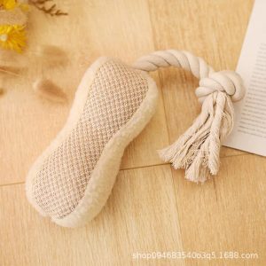 Dog Rope Toy | Pet Cotton Rope Toy with Sound