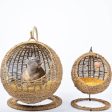 Hanging Cat Bed | Woven Round Pet Basket